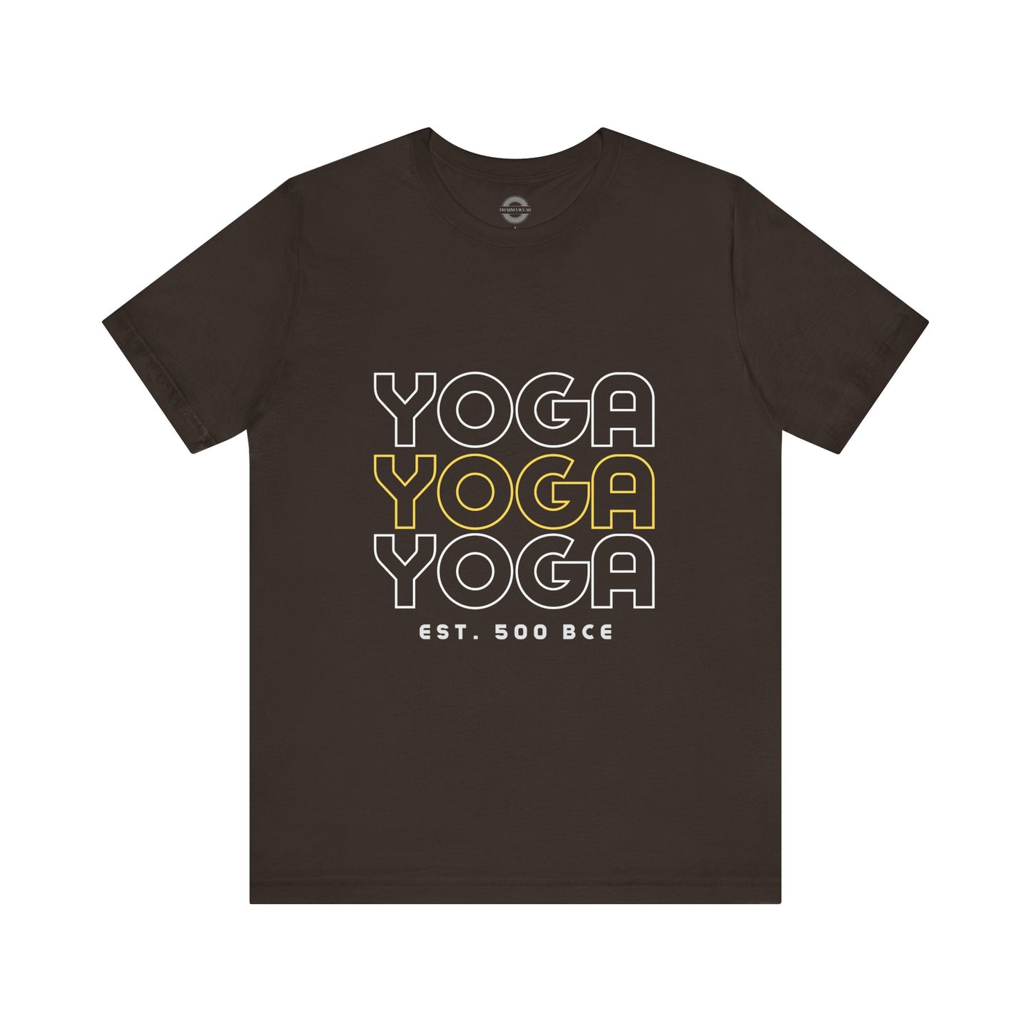 Yoga Est. 500 BCE T-Shirt Dark Grey, Men