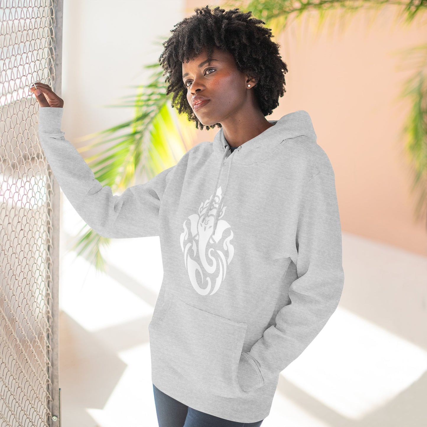 Ganesha Sweatshirt Fleece Hoodie, Women