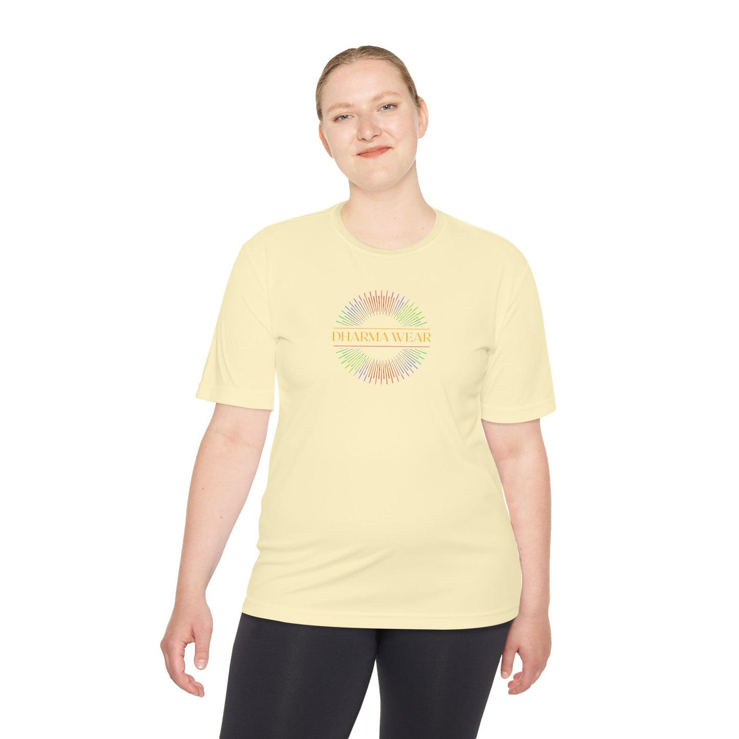 Rainbow Ganesha Moisture Wicking Tee, Women