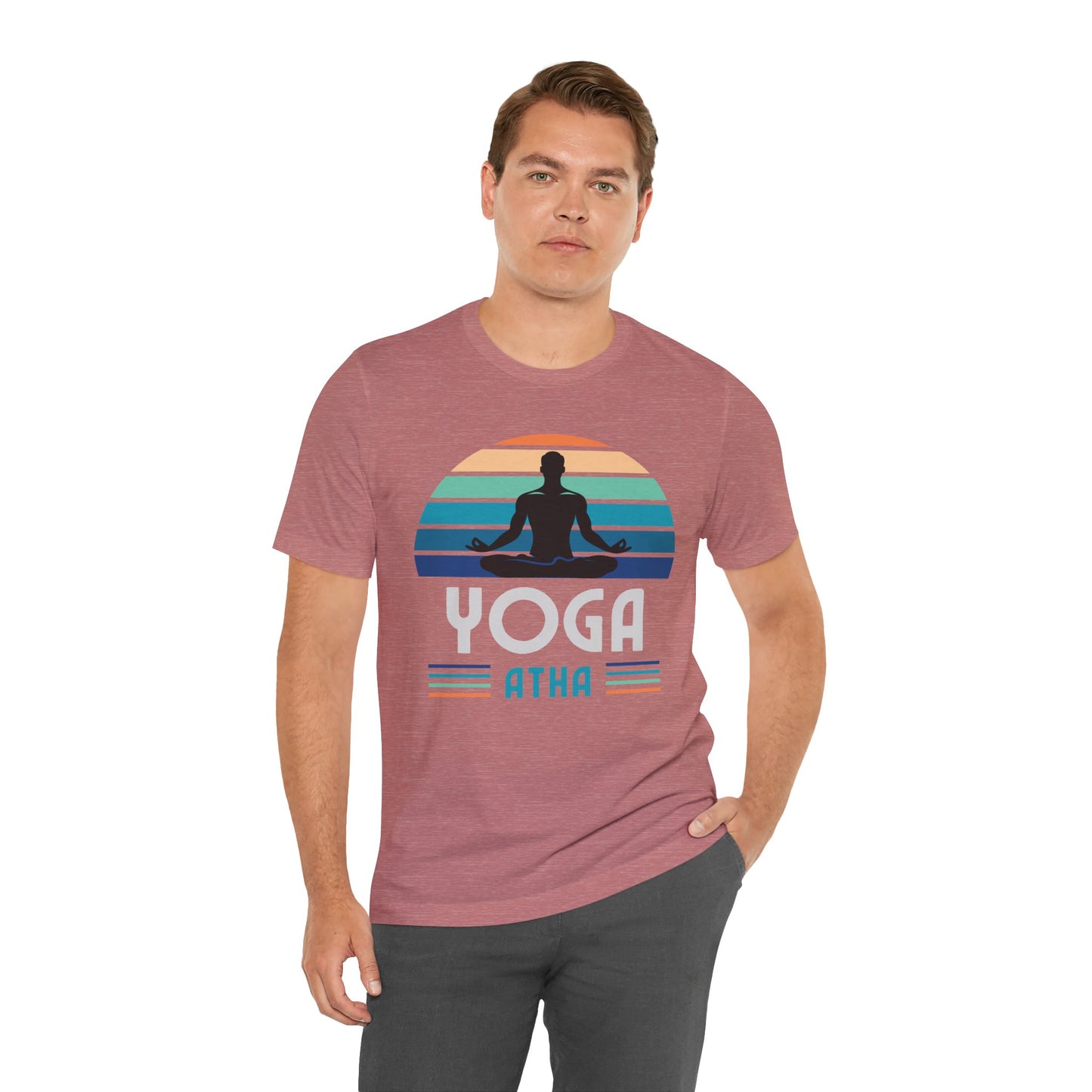 Yoga Atha Cotton T-Shirt Dark Grey, Men