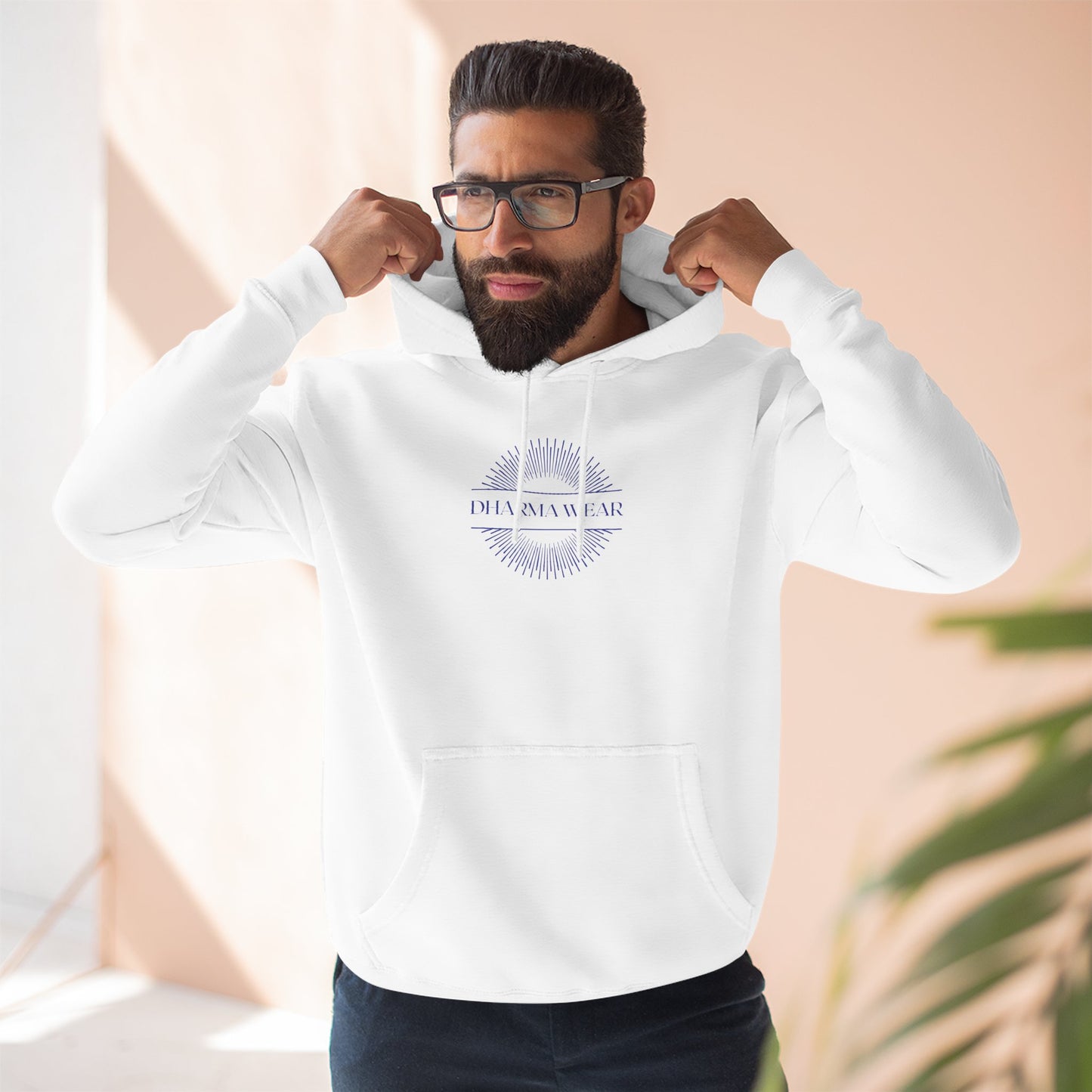 Yoga Atha Sweatshirt Fleece Hoodie, Men