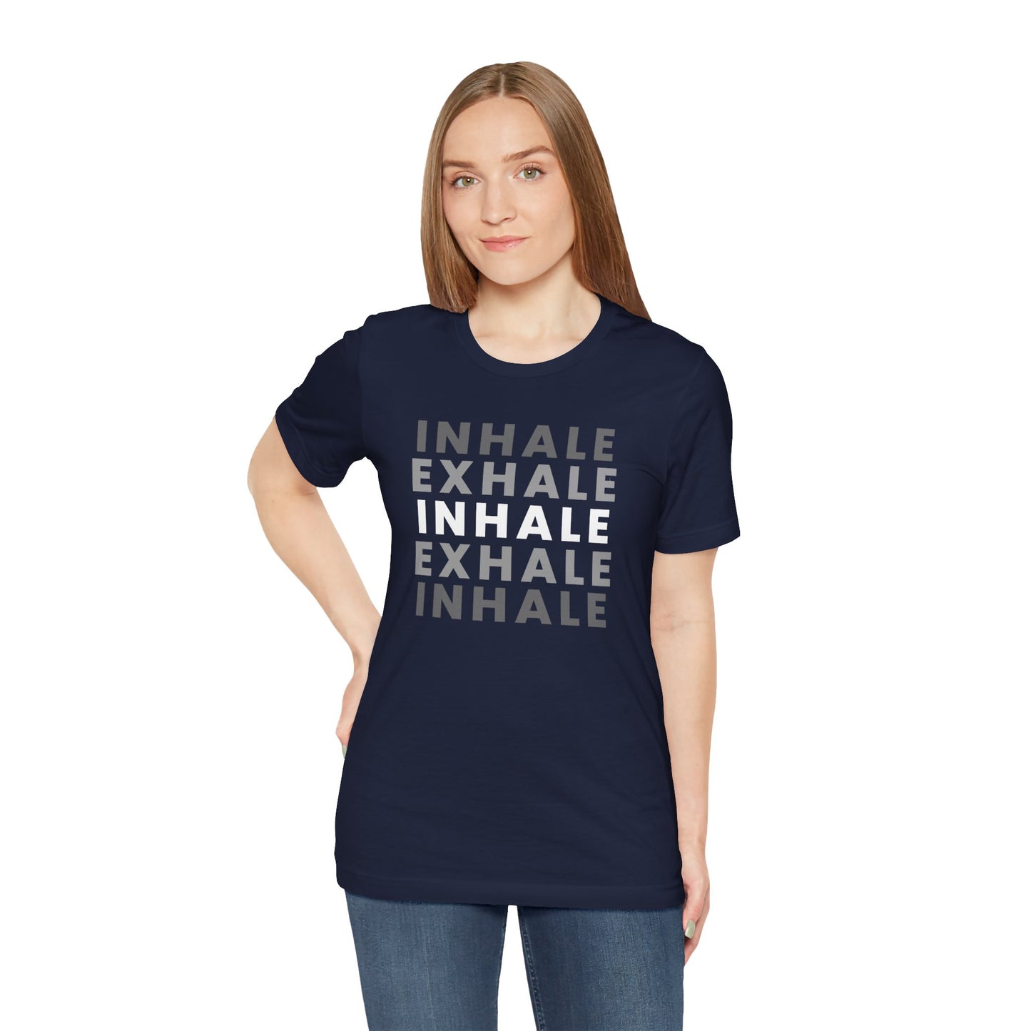 Inhale Exhale Cotton T-Shirt, Women