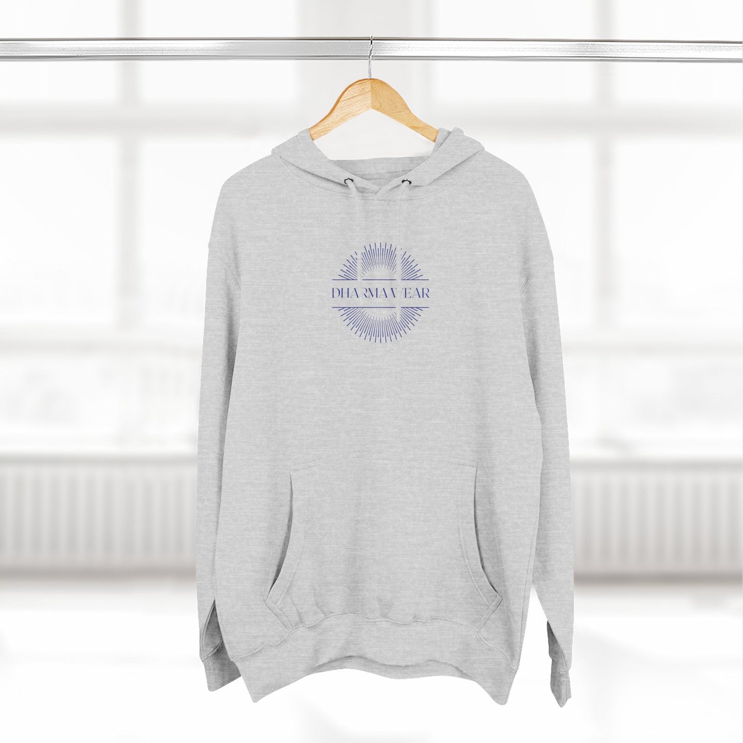 Yoga Atha Sweatshirt Fleece Hoodie Heather Grey, Women