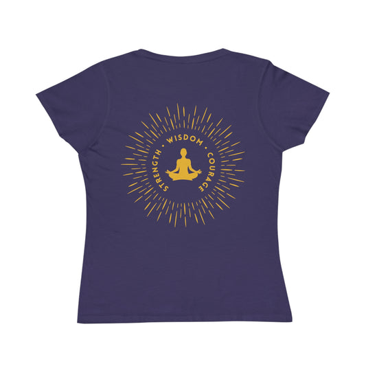 Strength, Wisdom & Courage Tee Iris, Women