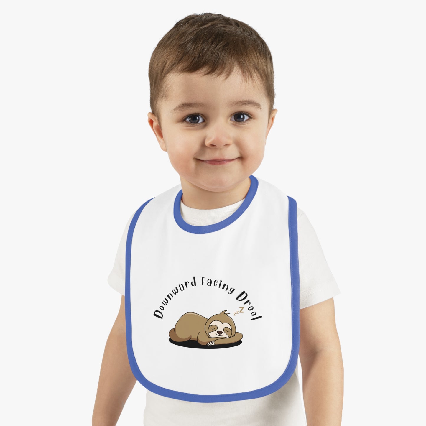 Cute Baby Bib with Sloth Design