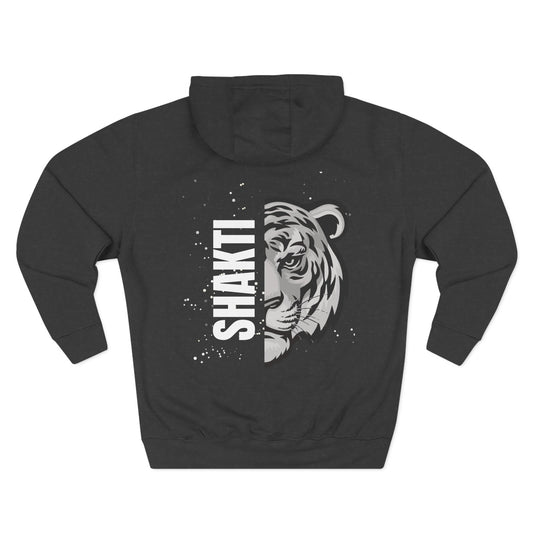 Shakti Power Sweatshirt Fleece Hoodie Charcoal Heather, Women