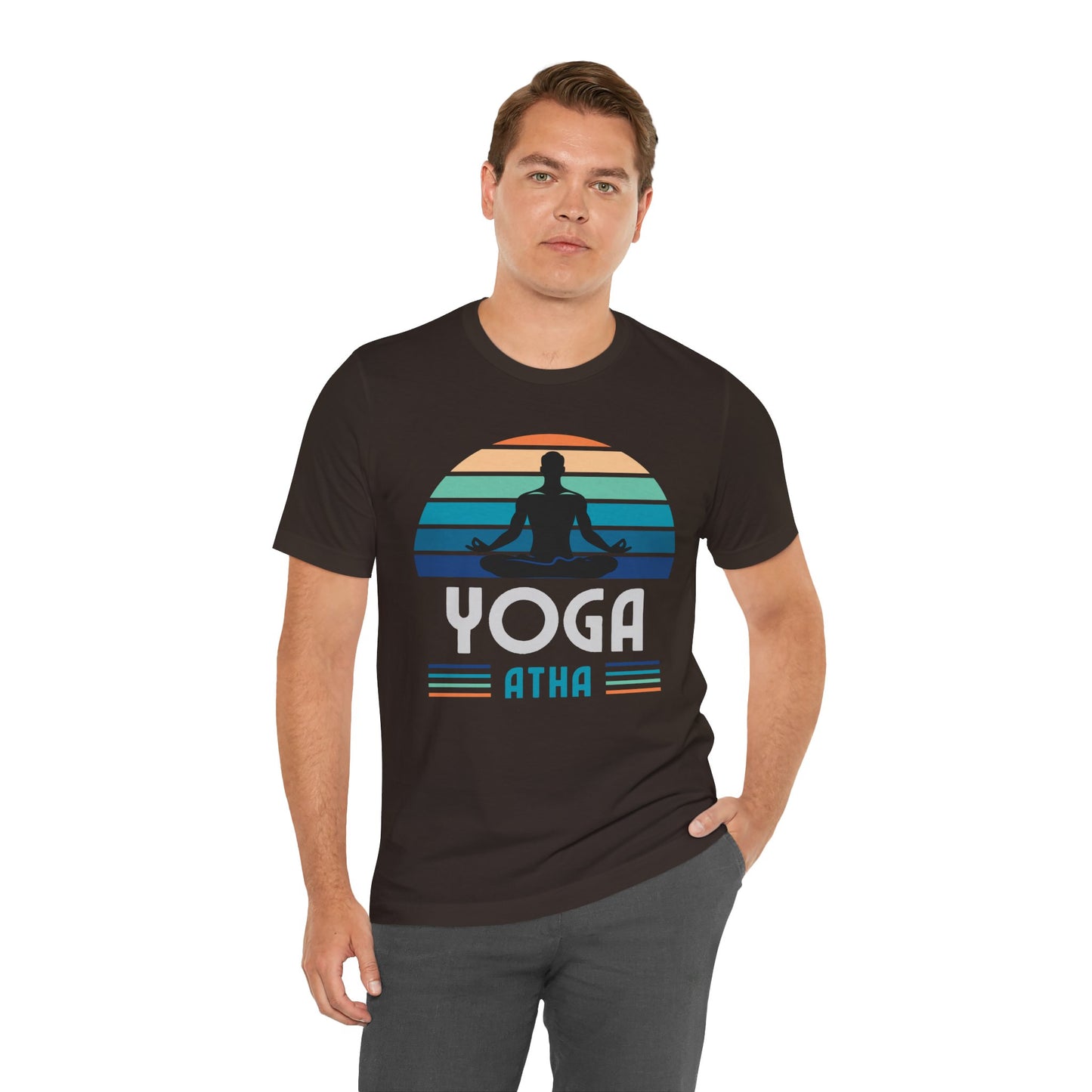 Yoga Atha Cotton T-Shirt Dark Grey, Men